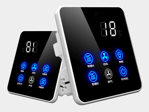 Smart switch two-color mold injection