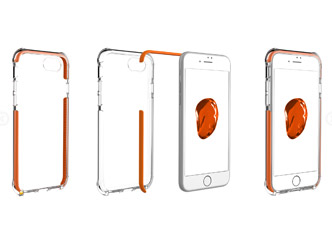 Fashion plated mirror mobile phone shell two-color mold injection molding